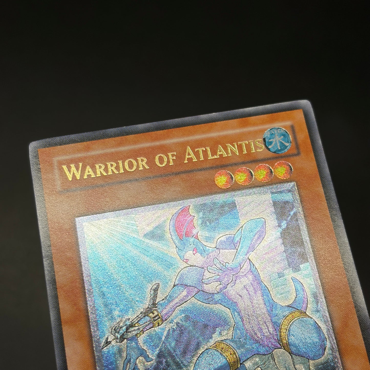 遊戯王　アトランティスの戦士/レリーフ/英語/1st/北米版