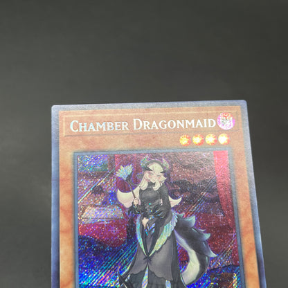 遊戯王　ドラゴンメイド・チェイム/シークレット/英語/1st