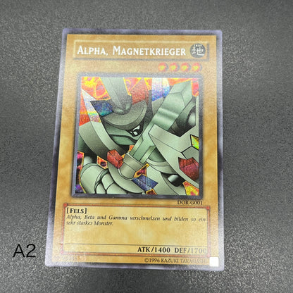 遊戯王　磁石の戦士α/シークレット/ドイツ語