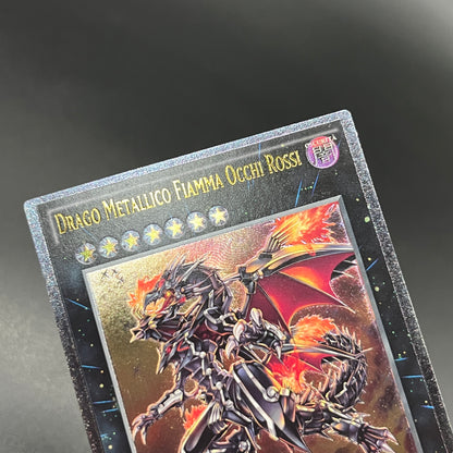 遊戯王　真紅眼の鋼炎竜/レリーフ/イタリア語/1st/EU版