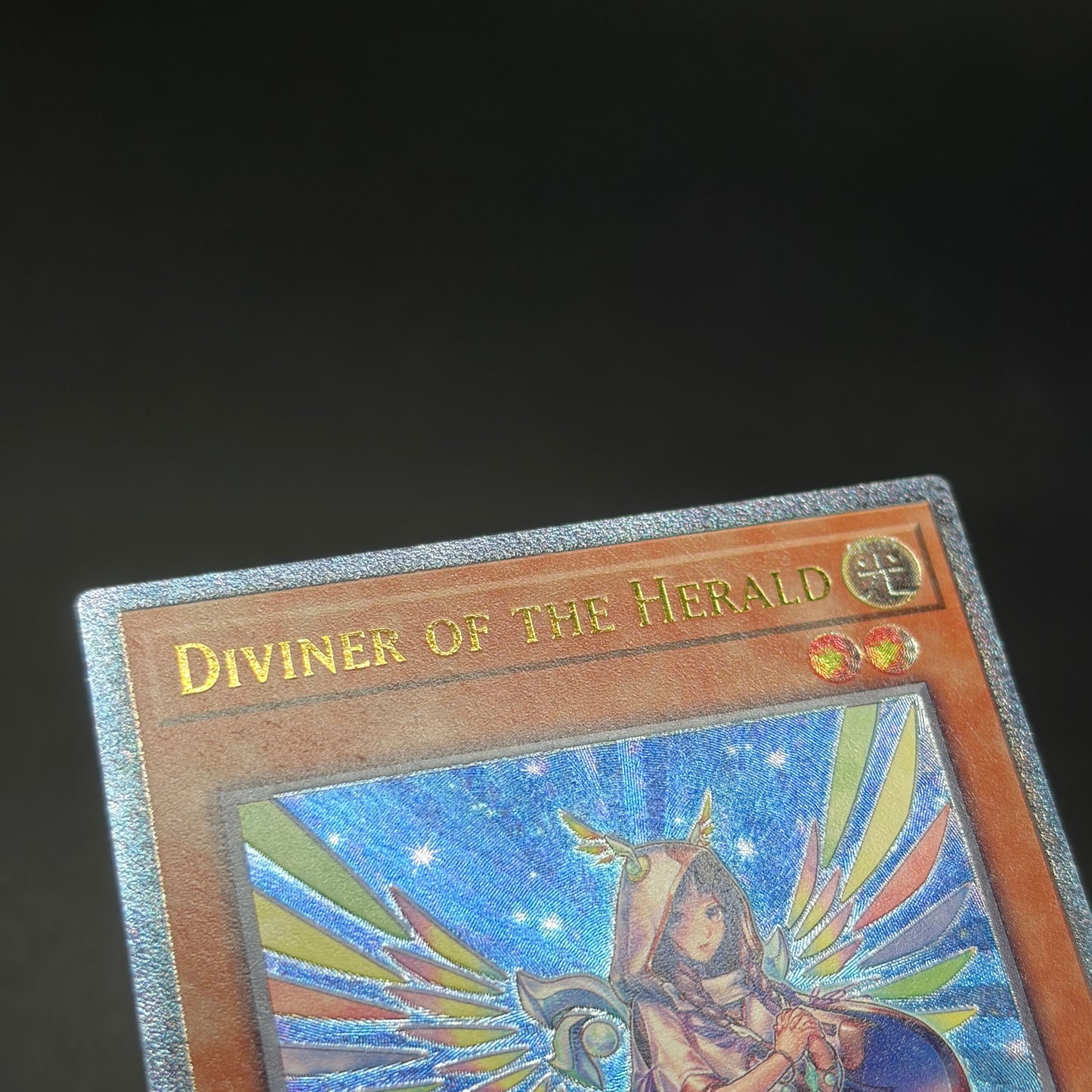 遊戯王　宣告者の巫女/レリーフ/英語/EU