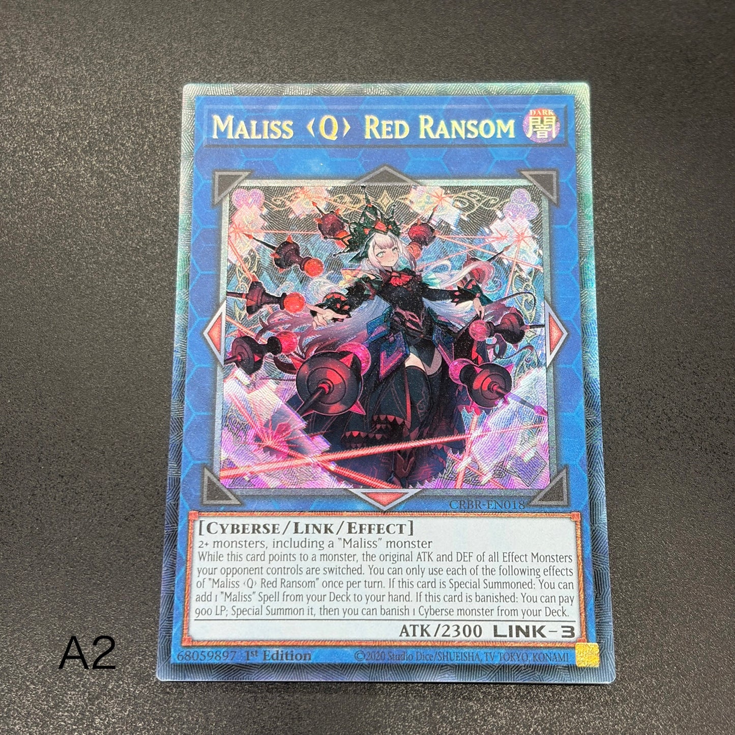 遊戯王　Ｍ∀ＬＩＣＥ＜Ｑ＞ＲＥＤ ＲＡＮＳＯＭ/コレクターズ/英語/1st/EU版