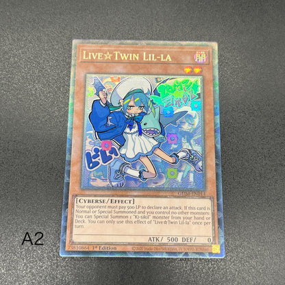 遊戯王　Ｌｉｖｅ☆Ｔｗｉｎ リィラ/コレクターズレア/英語/1st/EU版