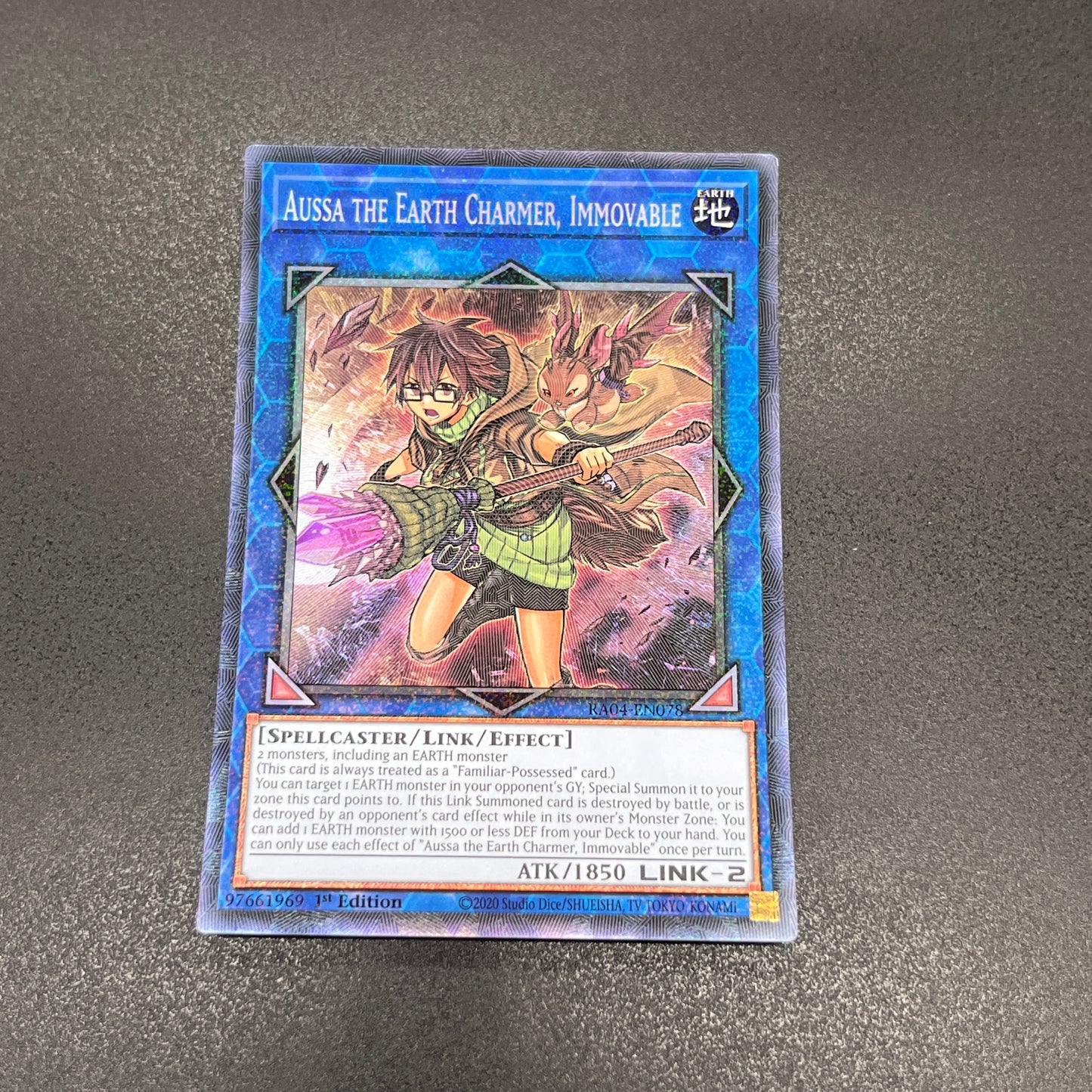 遊戯王　崔嵬の地霊使いアウス/コレクターズ/英語/1st/EU