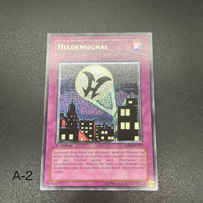 遊戯王　ヒーロー・シグナル/レリーフ/ドイツ語/1st/EU版