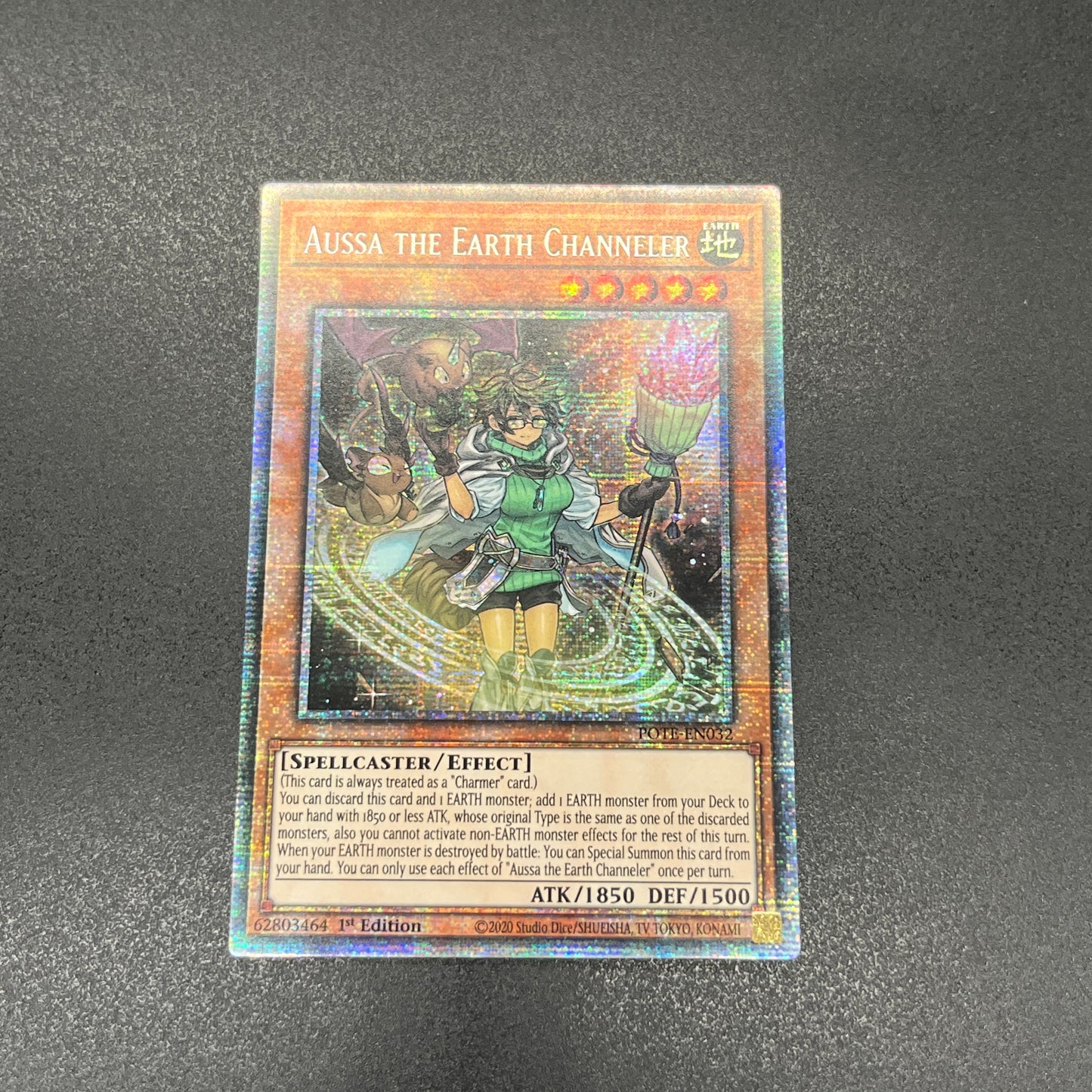 遊戯王　地霊媒師アウス/スターライト/英語/1st/EU版