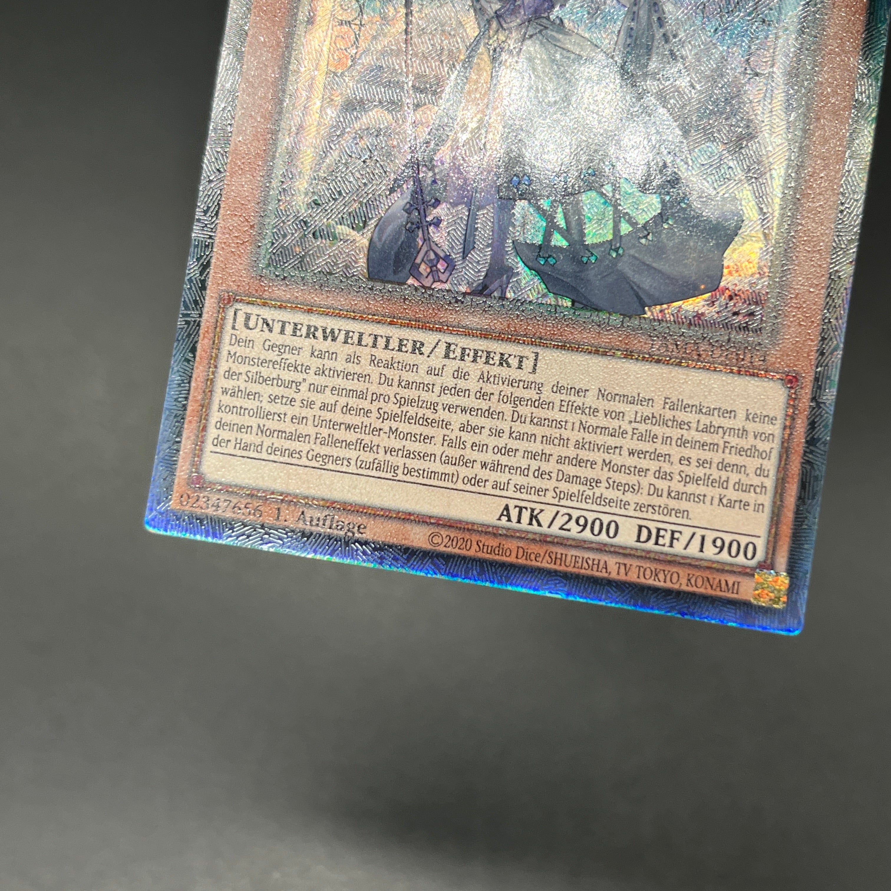 遊戯王 白銀の城のラビュリンスドイツ版コレクターズレア