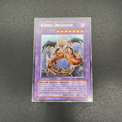 遊戯王　竜魔人 キングドラグーン/レリーフ/ドイツ語/EU