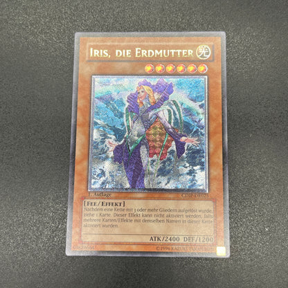 遊戯王　地母神アイリス/レリーフ/ドイツ語/1st/EU版