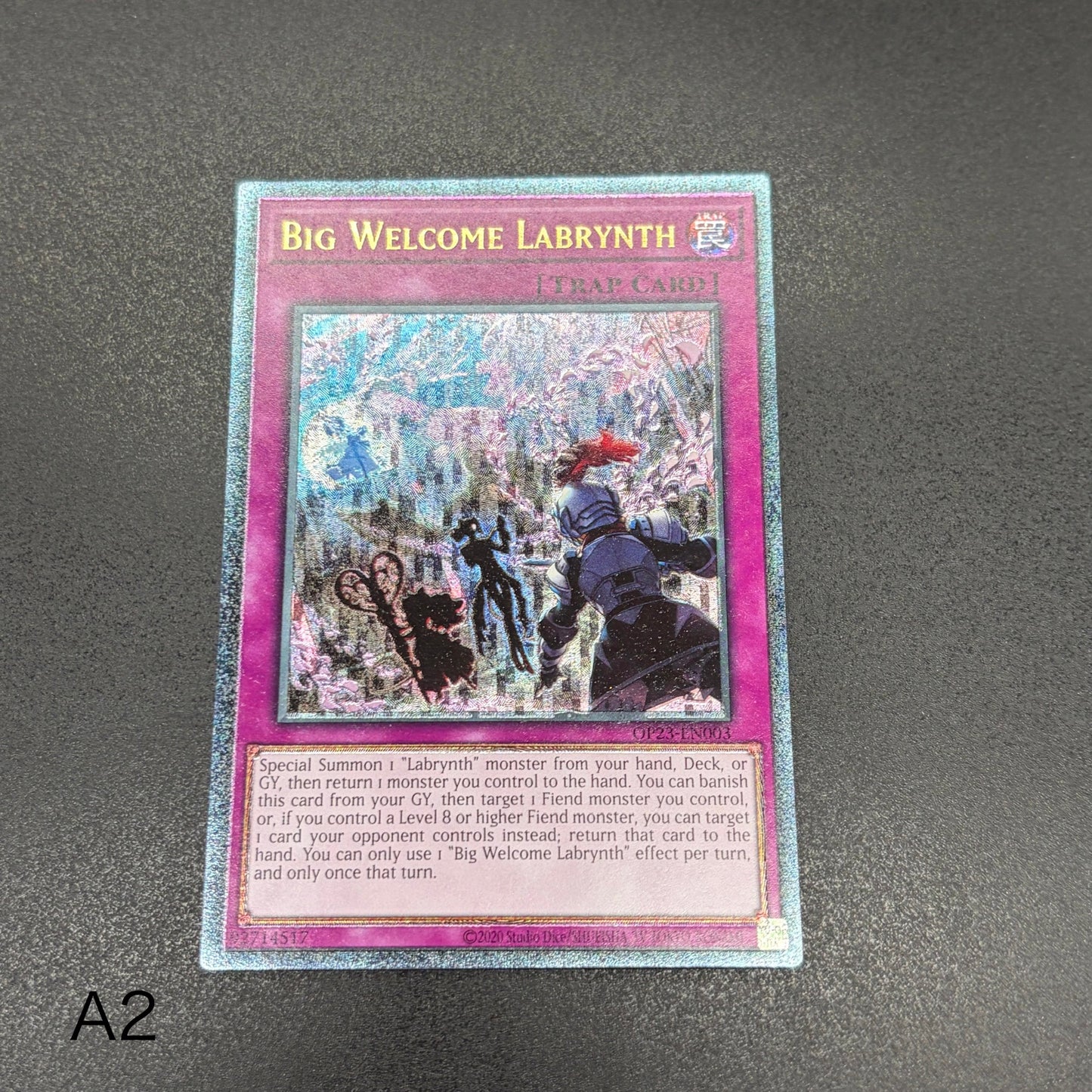 遊戯王　ビッグウェルカム・ラビュリンス/レリーフ/英語/EU版