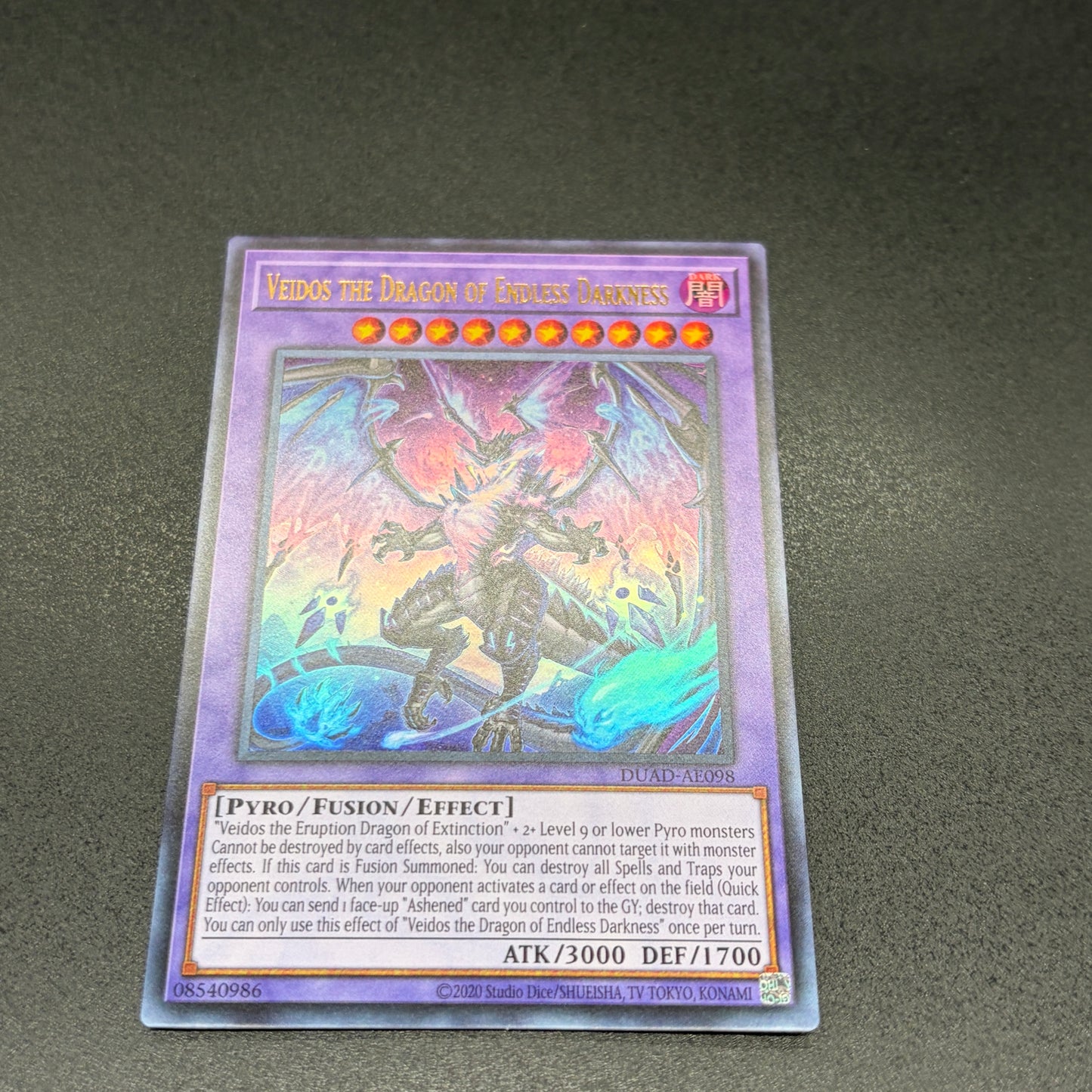 遊戯王　滅亡き闇 ヴェイドス/ウルトラ/英語/泰亜版