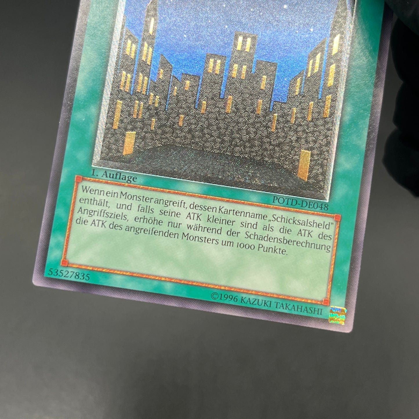 遊戯王　ダーク・シティ/レリーフ/ドイツ/1st/EU版