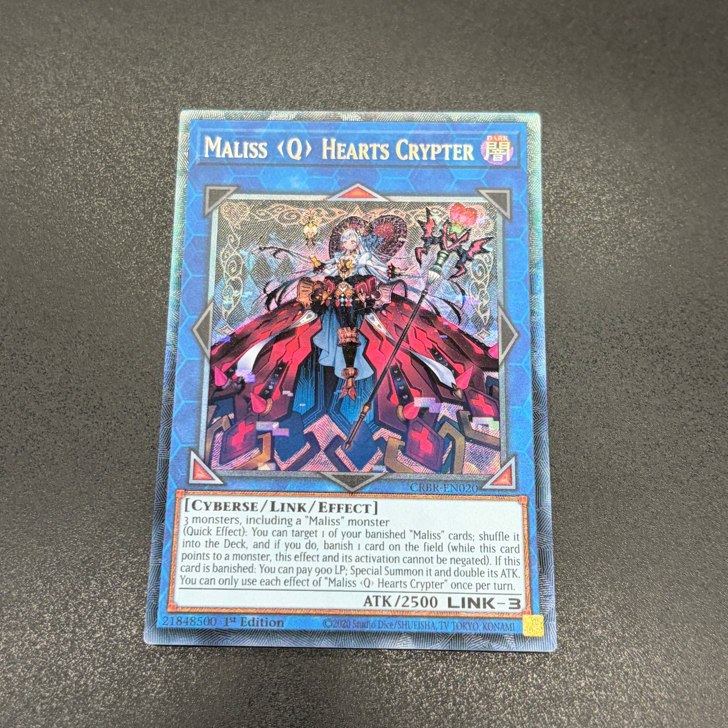 遊戯王　Ｍ∀ＬＩＣＥ＜Ｑ＞ＨＥＡＲＴＳ ＯＦ ＣＲＹＰＴＥＲ/コレクターズ/英語/1st/EU