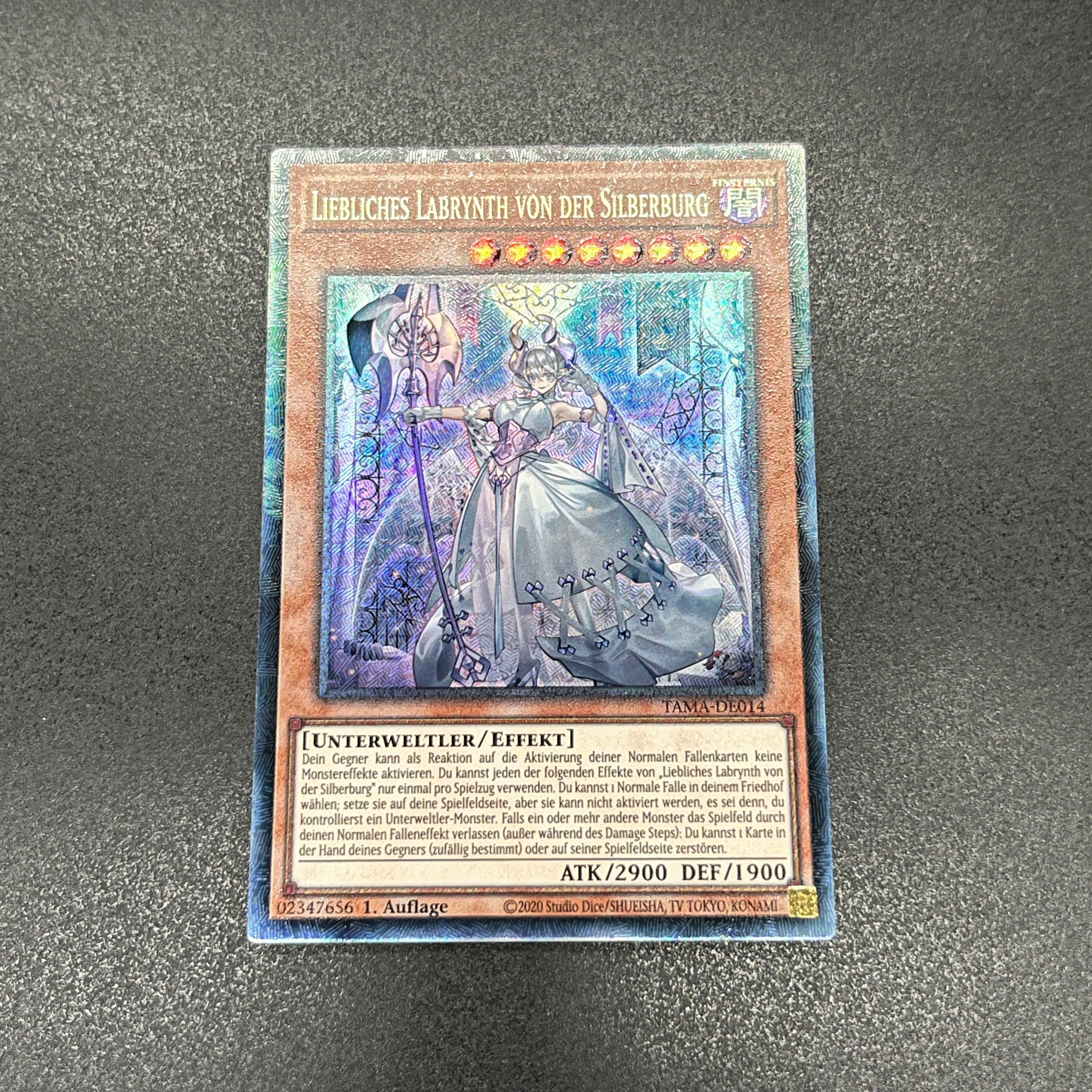 遊戯王 白銀の城のラビュリンスドイツ版コレクターズレア
