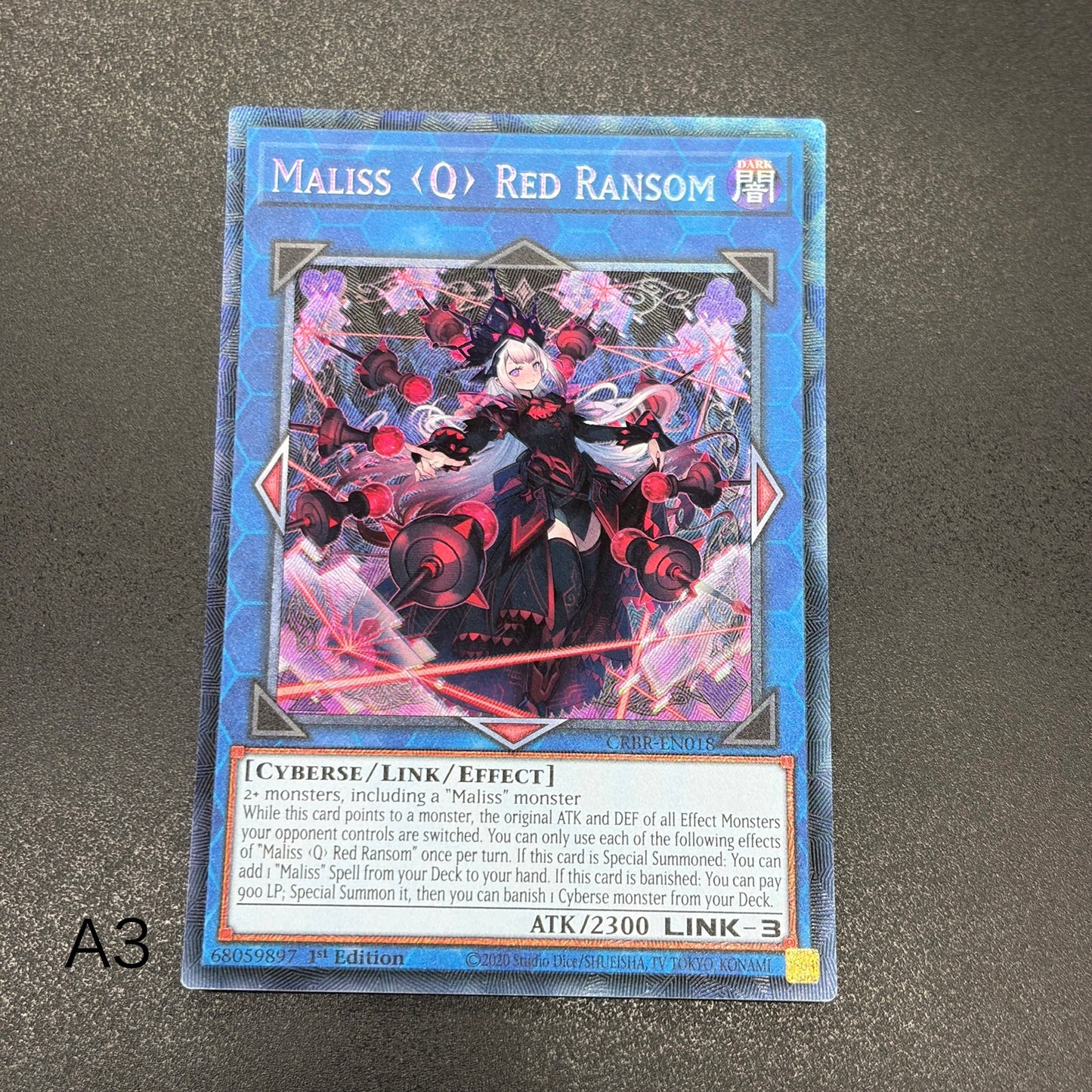 遊戯王　Ｍ∀ＬＩＣＥ＜Ｑ＞ＲＥＤ ＲＡＮＳＯＭ/コレクターズ/英語/1st/EU版