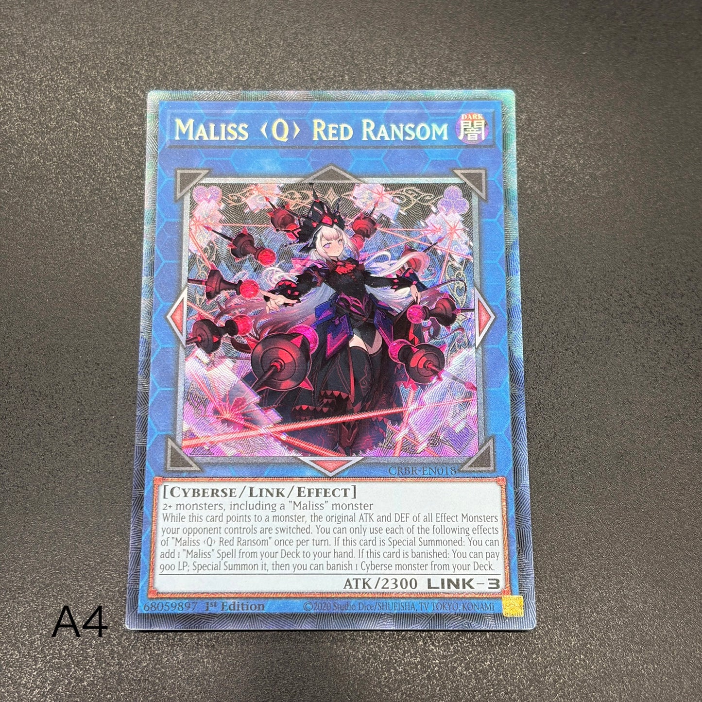 遊戯王　Ｍ∀ＬＩＣＥ＜Ｑ＞ＲＥＤ ＲＡＮＳＯＭ/コレクターズ/英語/1st/EU版
