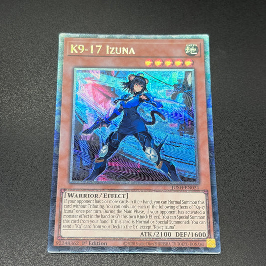 遊戯王　Ｋ９－１７号 イヅナ/コレクターズ/英語/1st/EU版