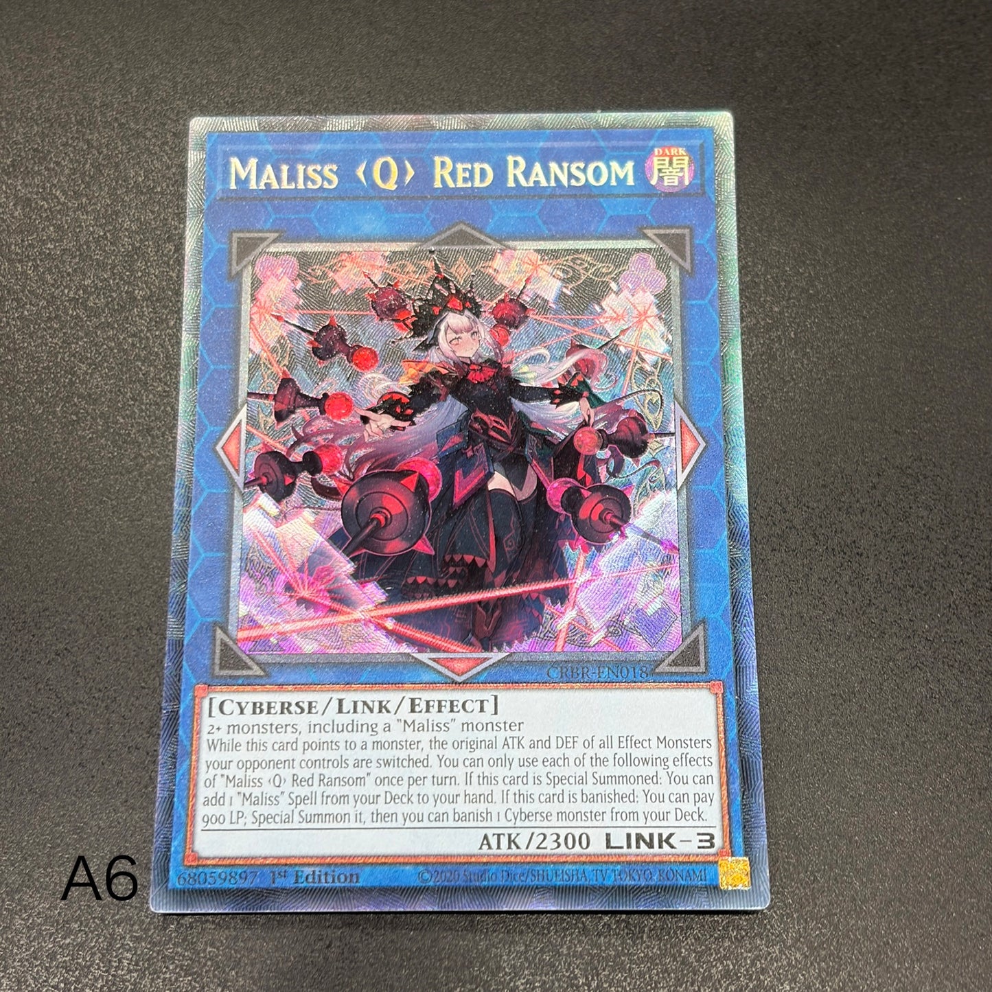 遊戯王　Ｍ∀ＬＩＣＥ＜Ｑ＞ＲＥＤ ＲＡＮＳＯＭ/コレクターズ/英語/1st/EU版