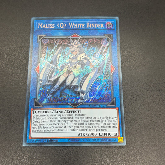 遊戯王　Ｍ∀ＬＩＣＥ＜Ｑ＞ＷＨＩＴＥ ＢＩＮＤＥＲ/シークレット/1st/英語