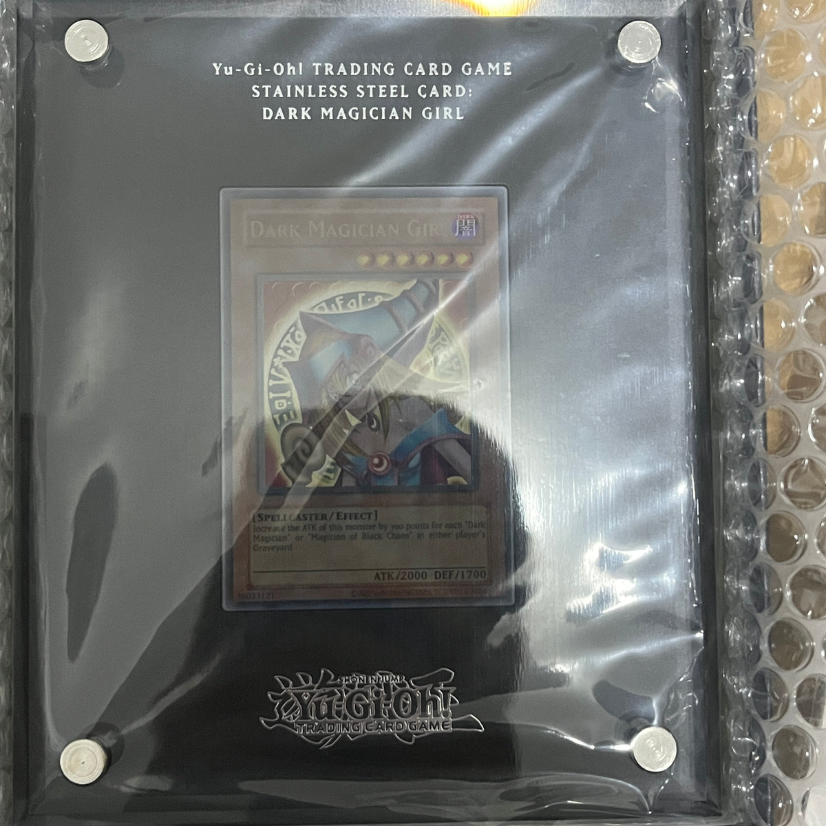 遊戯王 ブラックマジシャンガール ステンレス PSA10】ブラック 