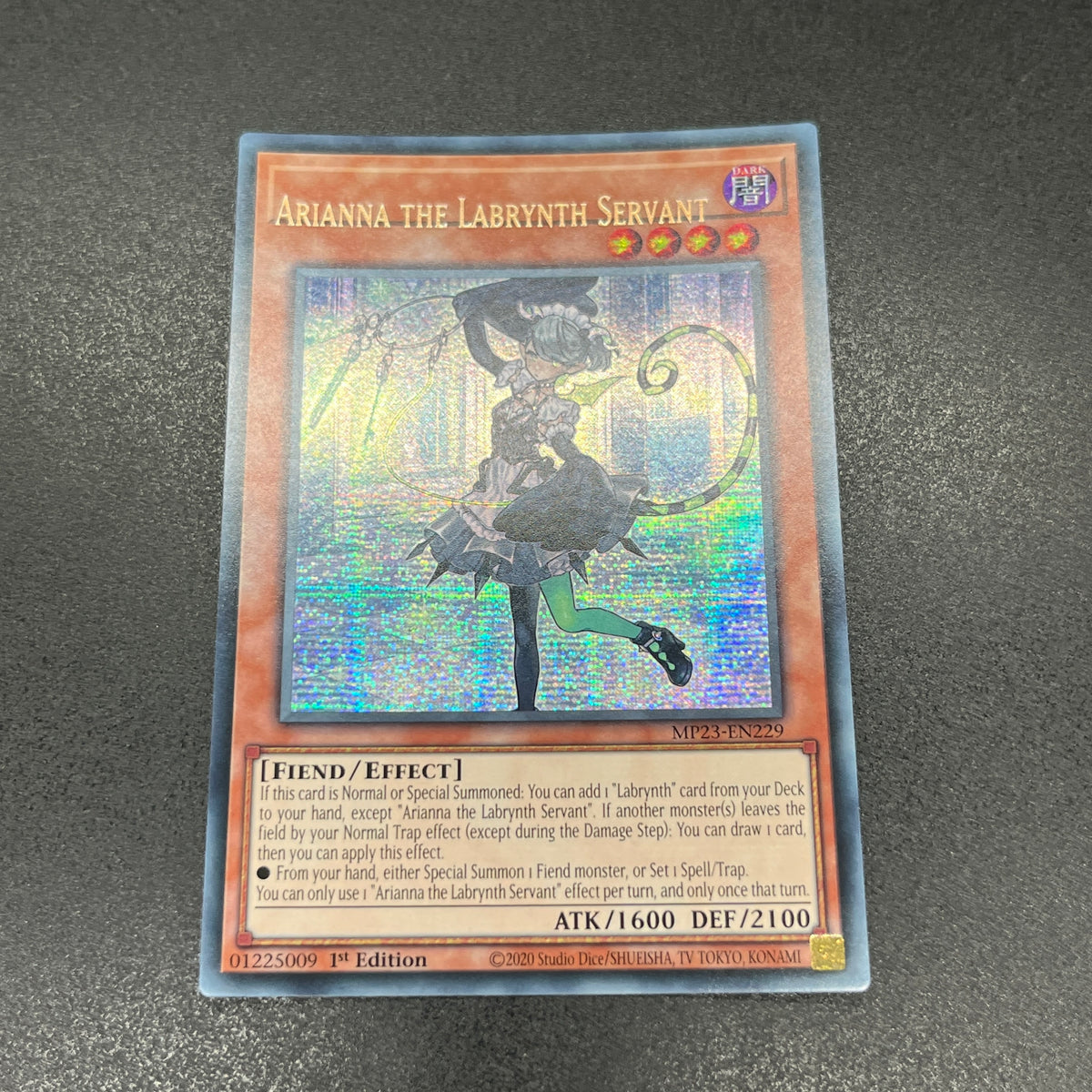 遊戯王 白銀の城の召使いアリアンナ プリズマティックシークレット 3枚 