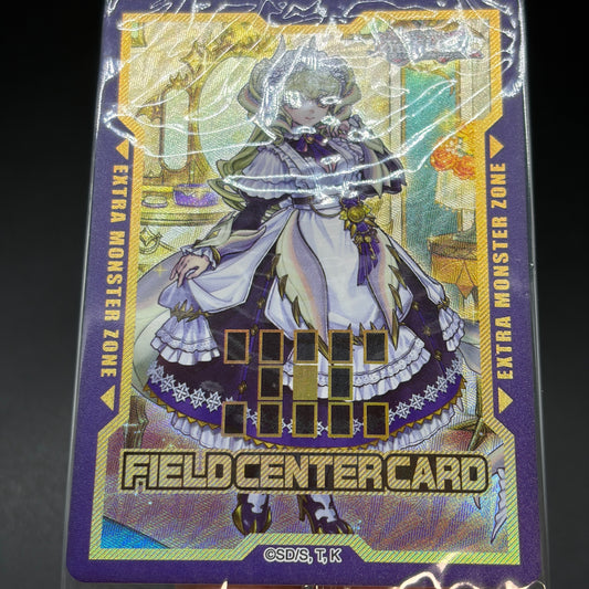 遊戯王　フィールドセンターカード　ドラゴンメイド・ラティス/レリーフ/英語/EU版