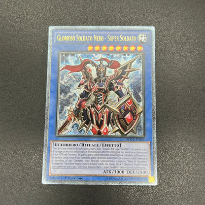 遊戯王　超戦士カオスソルジャー/レリーフ/イタリア語/1st/EU版