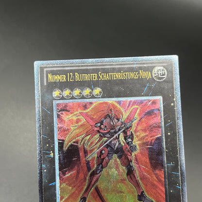遊戯王　Ｎｏ.１２ 機甲忍者クリムゾン・シャドー/レリーフ/ドイツ/1st/EU版