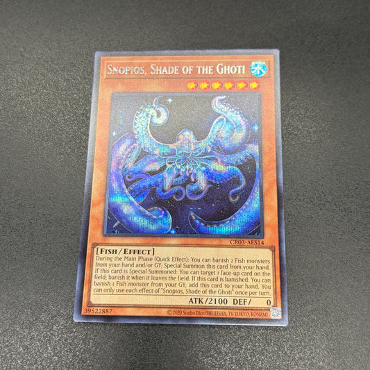 遊戯王　ゴーティスの陰影スノーピオス/シークレット/英語/泰亜版