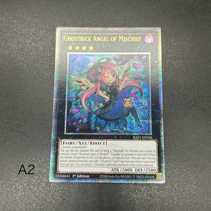 遊戯王　ゴーストリックの駄天使/QCシークレット/英語/1st/EU版