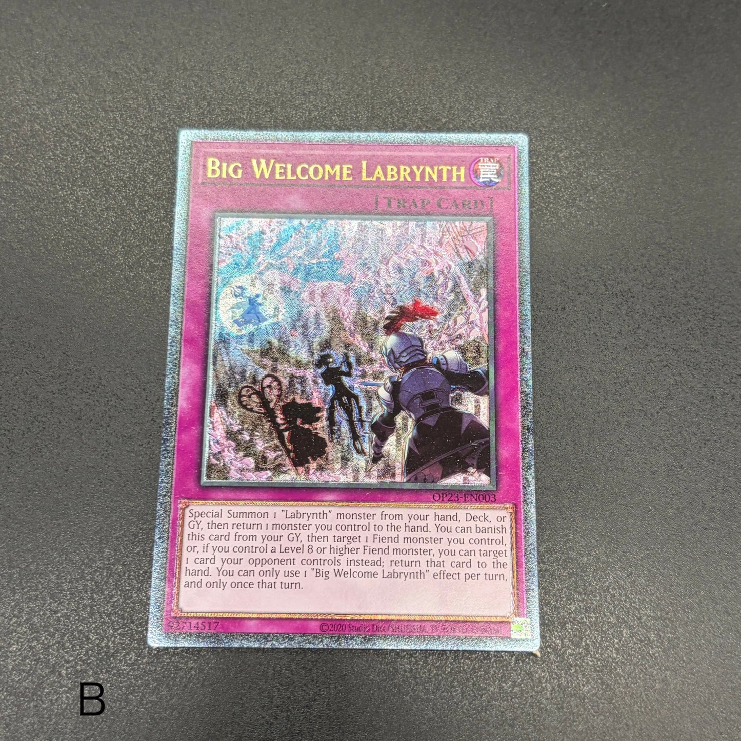 遊戯王　ビッグウェルカム・ラビュリンス/レリーフ/英語/EU版