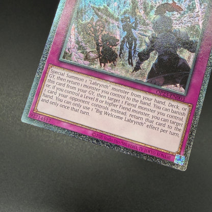遊戯王　ビッグウェルカム・ラビュリンス/レリーフ/英語/EU版