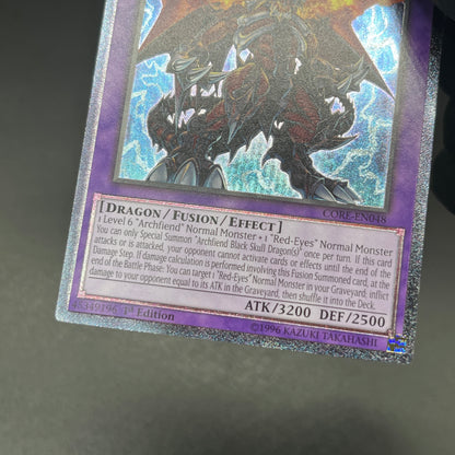 遊戯王　悪魔竜ブラック・デーモンズ・ドラゴン/レリーフ/英語/1st/EU版