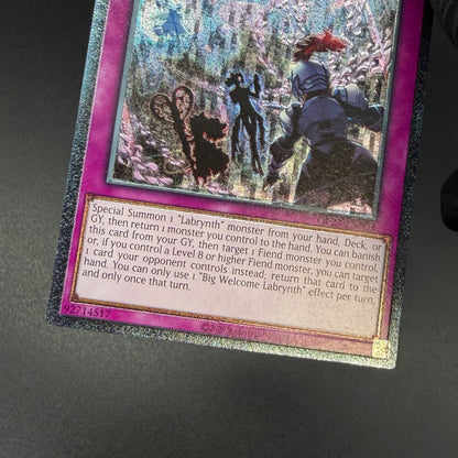 遊戯王　ビッグウェルカム・ラビュリンス/レリーフ/英語/EU版