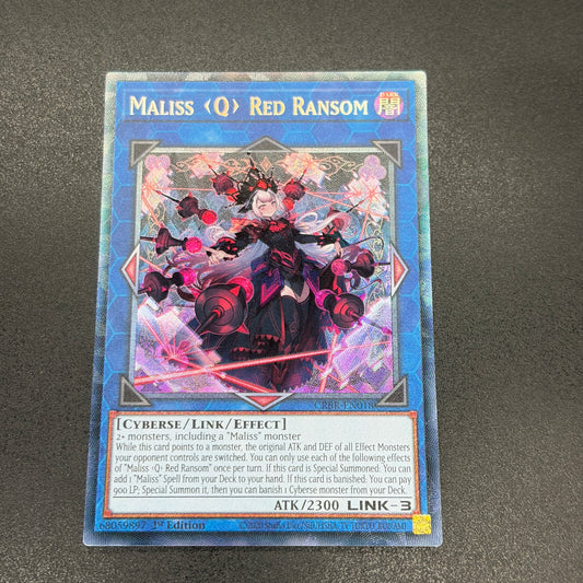 遊戯王　Ｍ∀ＬＩＣＥ＜Ｑ＞ＲＥＤ ＲＡＮＳＯＭ/コレクターズ/英語/1st/EU版