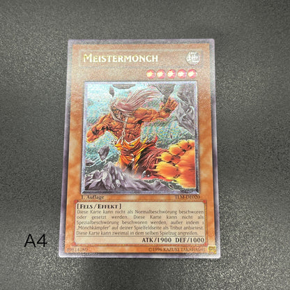 遊戯王　マスターモンク/レリーフ/ドイツ語/1st/EU版