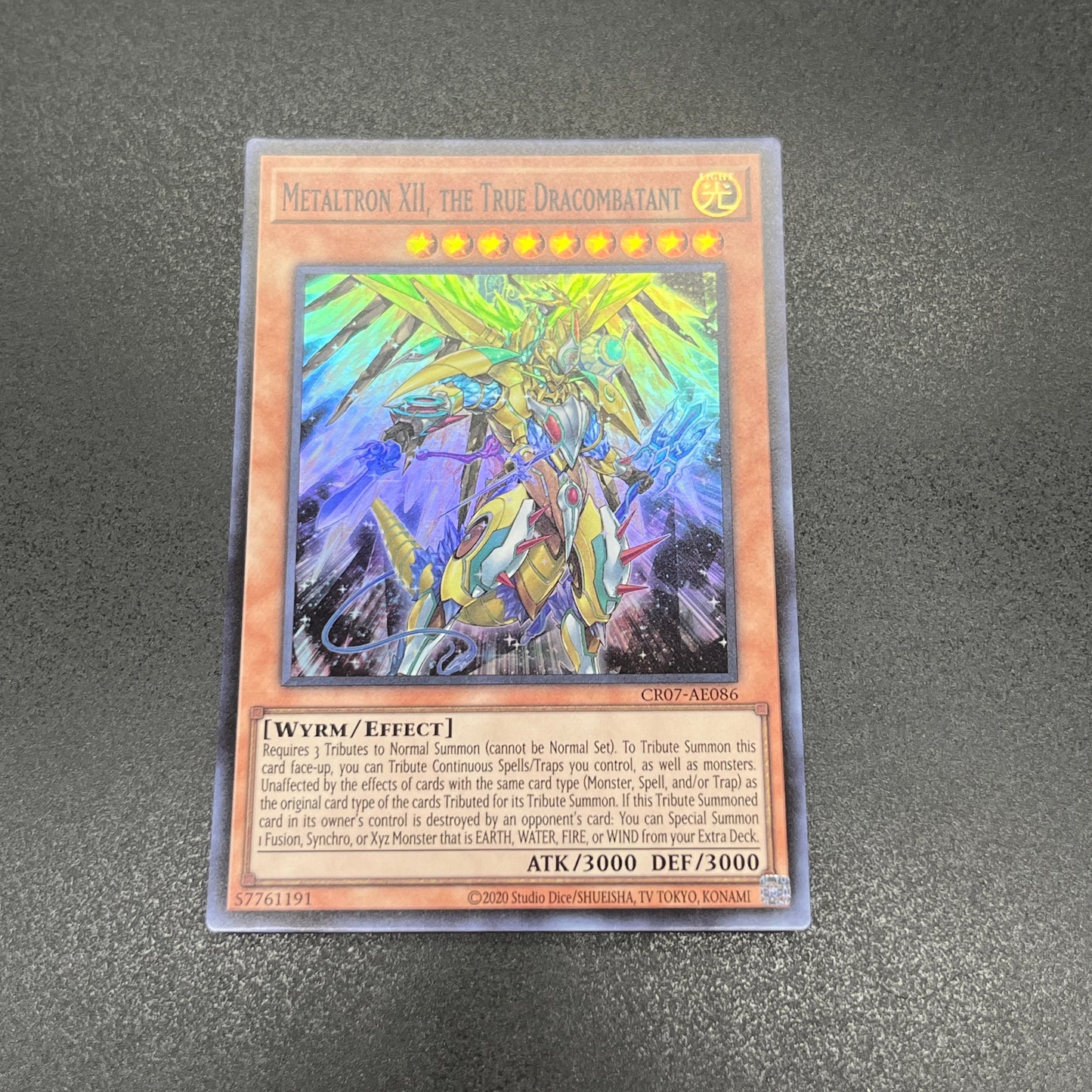 遊戯王　真竜機兵ダースメタトロン/スーパー/英語/泰亜版