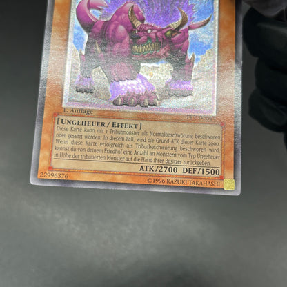 遊戯王　百獣王 ベヒーモス/レリーフ/ドイツ/1st