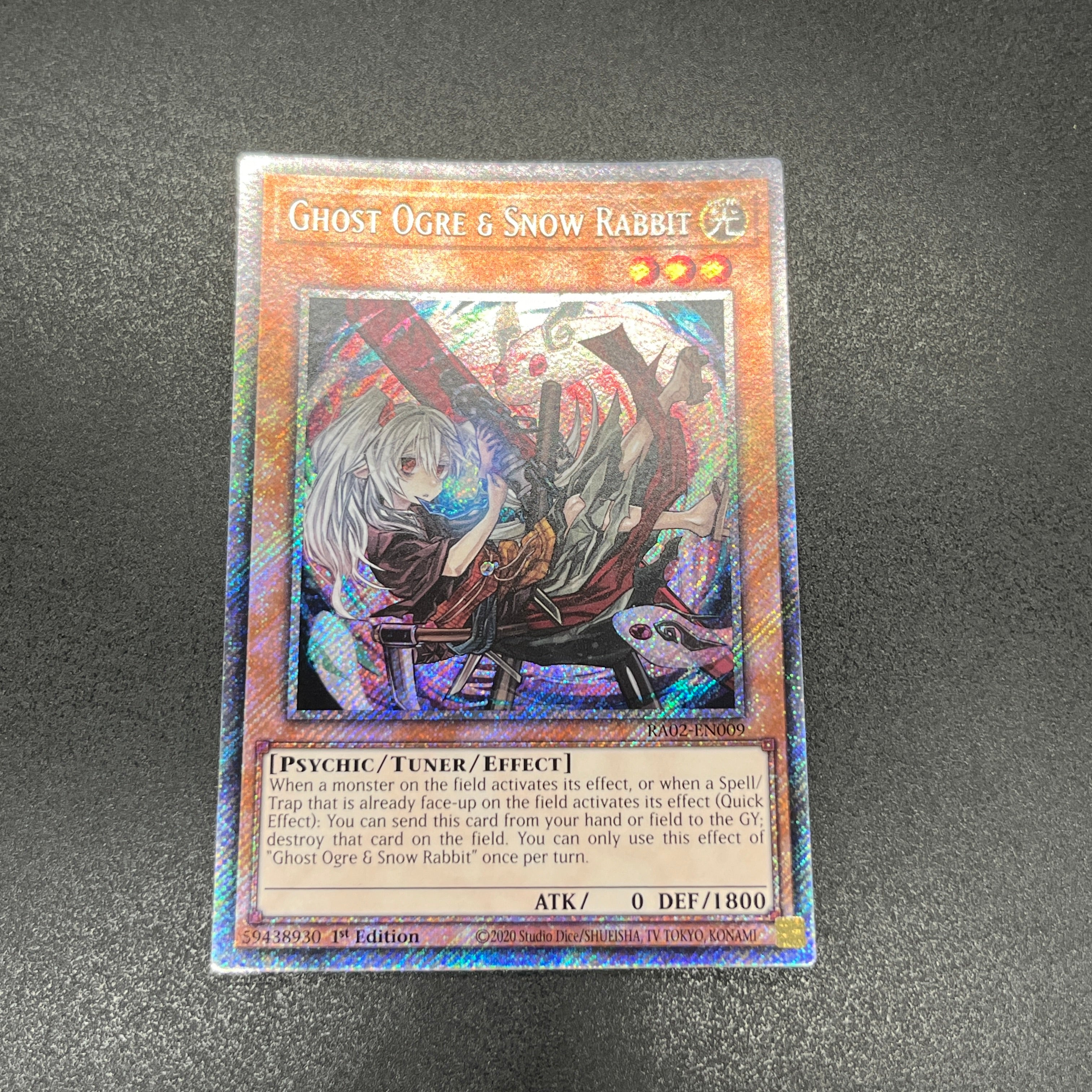 遊戯王 幽鬼うさぎ プラチナシークレットレア 英語版 1st 温かい