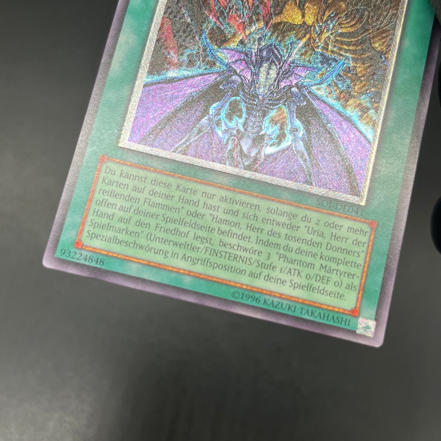 遊戯王　幻魔の殉教者/レリーフ/ドイツ語/EU版
