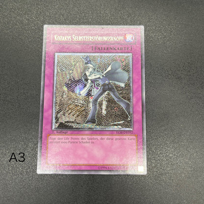 遊戯王　コザッキーの自爆装置/レリーフ/ドイツ語/1st/EU版