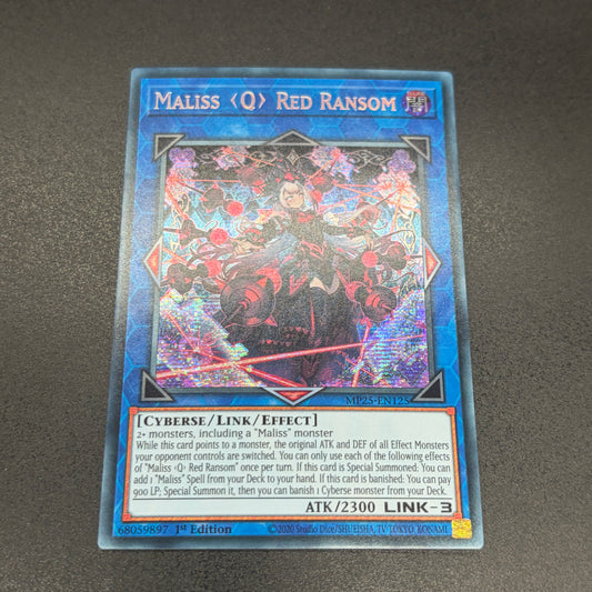遊戯王　Ｍ∀ＬＩＣＥ＜Ｑ＞ＲＥＤ ＲＡＮＳＯＭ/シークレット/1st/英語