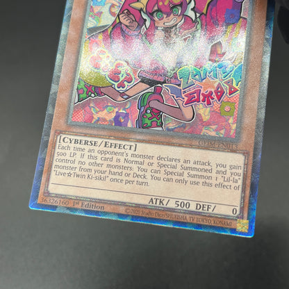 遊戯王　Ｌｉｖｅ☆Ｔｗｉｎ キスキル/コレクターズレア/英語/1st/EU版