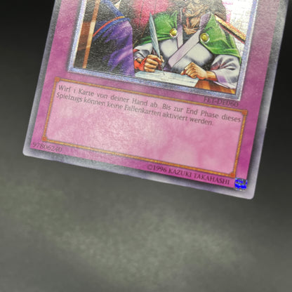 遊戯王　強引な安全協定/レリーフ/ドイツ語/EU版