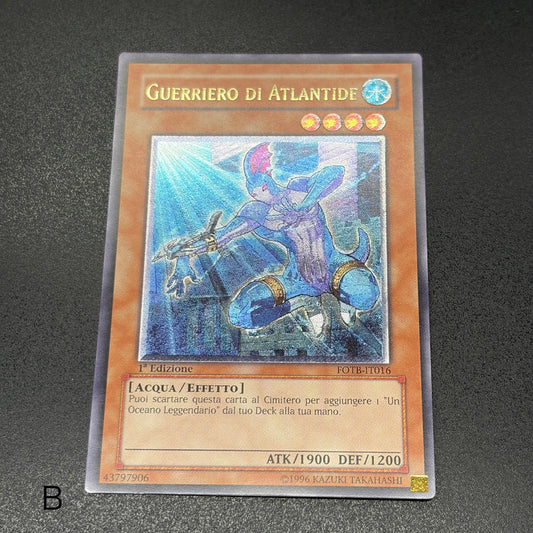遊戯王　アトランティスの戦士/レリーフ/イタリア/1st/EU版