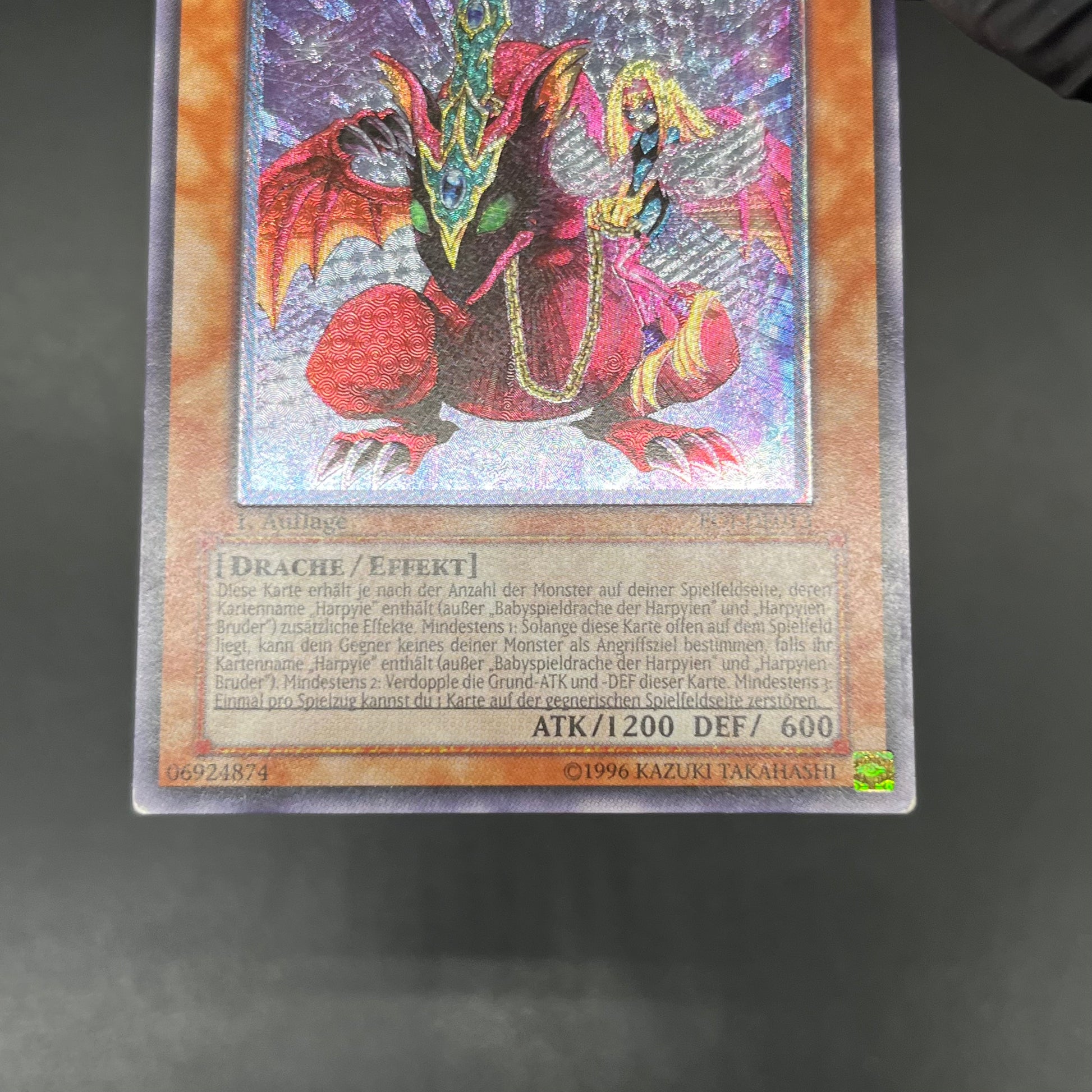 遊戯王 ハーピィズペット仔竜 ドイツ語版 レリーフ 1st 遊戯王 ハーピィズペット仔竜 ドイツ語版 レリーフ 1st