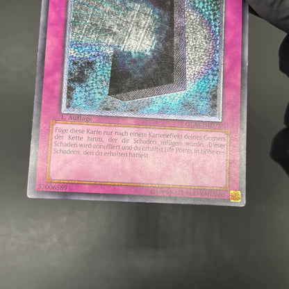 遊戯王　エネルギー吸収板/レリーフ/ドイツ語/1st/EU