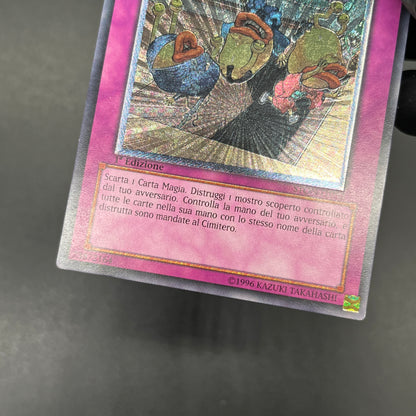 遊戯王　お家おとりつぶし/レリーフ/イタリア/1st/EU版