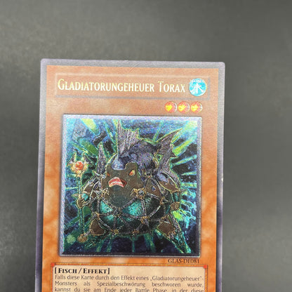 遊戯王　剣闘獣トラケス/レリーフ/ドイツ語/EU版