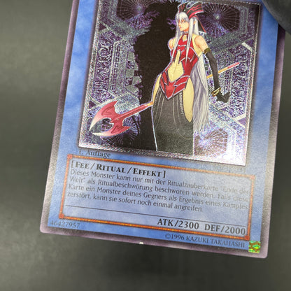 遊戯王　破滅の女神ルイン/レリーフ/ドイツ語/1st/EU版